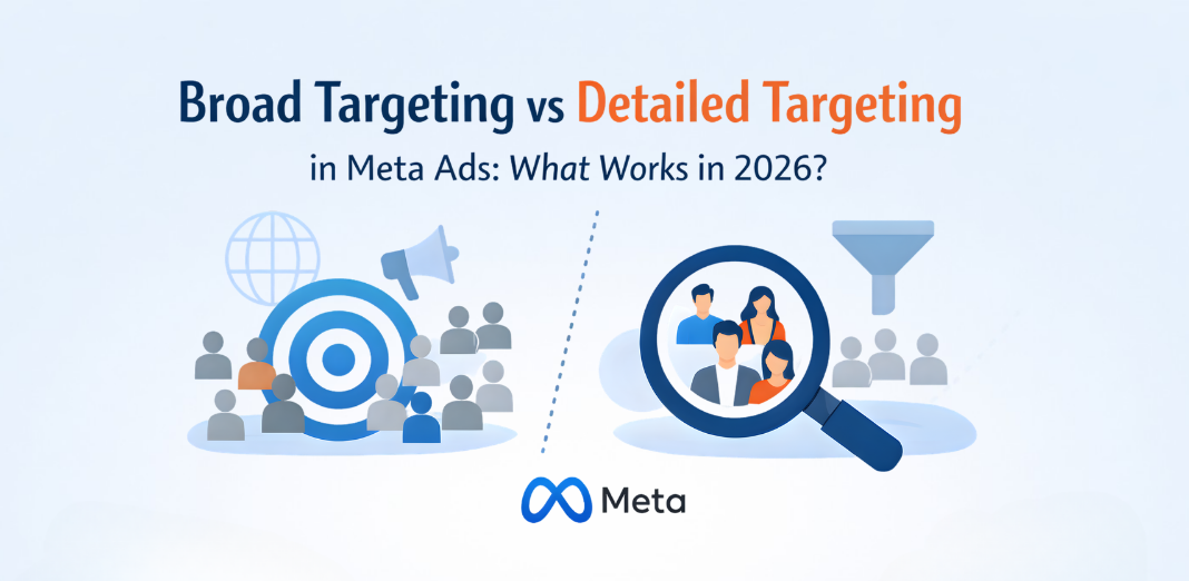 "Broad vs detailed targeting strategy in Meta Ads with AI audience optimization 2026"