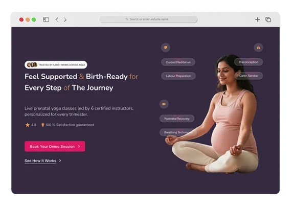 SEO Services for prenatal yoga teacher