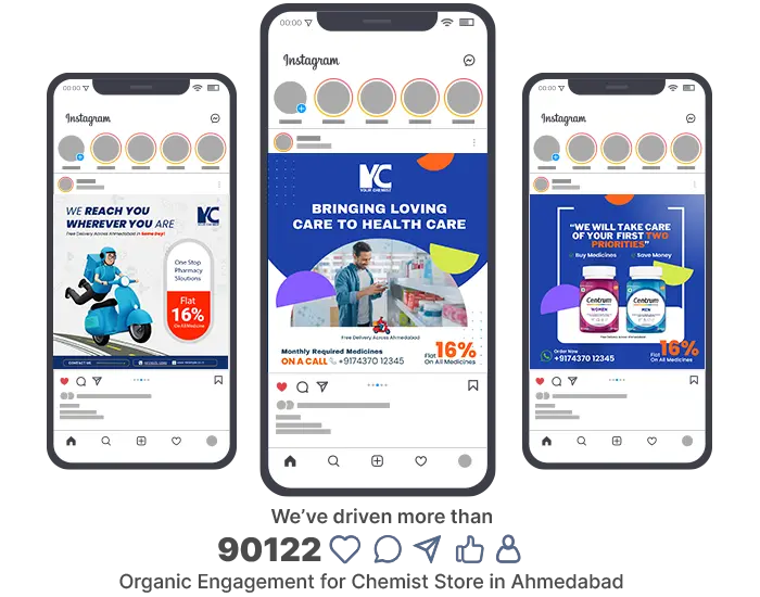 Social Media Marketing for Chemsit Store in Ahmedabad